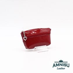 Amnisu Bordó lakk kettő cipzáras kulcstartó B5004