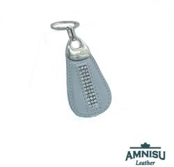 Amnisu Ezüst csepp alakú swarovski köves kulcstartó H1005