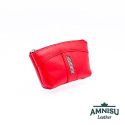 Amnisu Piros egy cipzáras egyenes swarovski köves kulcstartó E5018