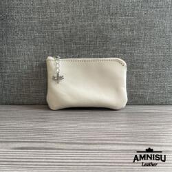 Amnisu Ekrü egy cipzáras kulcstartó A3001