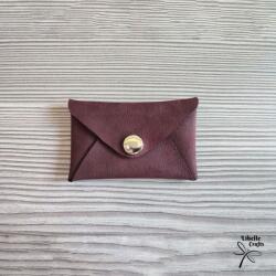 Amnisu Bordó egyfakkos bőr kártyatartó