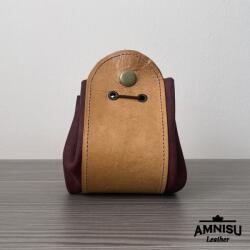 Amnisu 2in1 szütyő és kockatálca - antikolt világosbarna - bordó