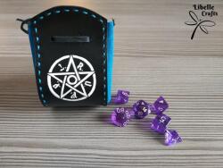 Amnisu M. A. G. U. S. szimbólumos kockatartó szütyő - KÉK