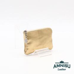 Amnisu Arany egy cipzáras bőr kulcstartó A2001 - amnisu