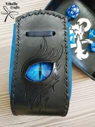 Amnisu Sárkányszemes kockatartó szütyő - KÉK szemmel