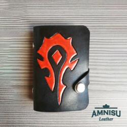 Amnisu Horda szimbólumos bőr igazolványtartó