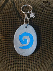 Amnisu Hearthstone bőr kulcstartó