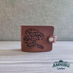 Amnisu Királypitonos bőr igazolványtartó