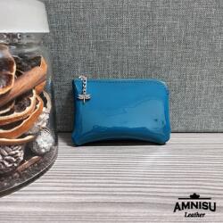 Amnisu Türkiz lakk egy cipzáras kulcstartó A7004