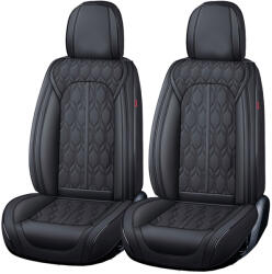 Carguard Huse auto premium 5 locuri Carguard Deluxe piele ecologică perforată - negru (HSA025)