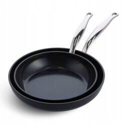 GreenPan Set tigai GreenPan Barcelona Pro 24x28cm, aluminiu, negru, ceramica Thermolon Infinity Pro (CC005336-001)