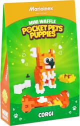 Marioinex Marioinex, Mini Waffle, Pocket Pets Puppies, Welsh Corgi Pembroke, set de constructie, 49 piese