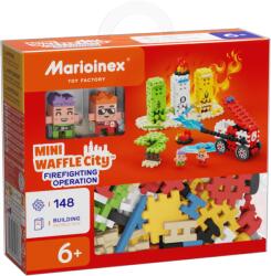Marioinex Marioinex, Mini Waffle, City, Actiunea Pompierilor, set de constructie, 148 piese