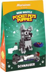 Marioinex Marioinex, Mini Waffle, Pocket Pets Puppies, Schnauzer, set de constructie, 49 piese