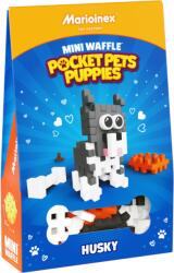 Marioinex Marioinex, Mini Waffle, Pocket Pets Puppies, Husky, set de constructie, 44 piese