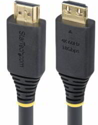 StarTech - 7 m-es nagy sebességű HDMI kábel fogós csatlakozókkal, 4K 60Hz/1440p 144Hz - CC1M80GUSB4CABLEW (HDMI2-CABLE-GRIP-7M) (HDMI2-CABLE-GRIP-7M)