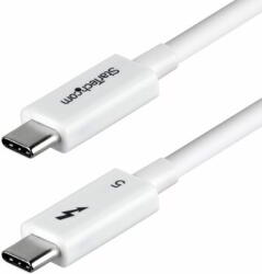 StarTech - 80 cm-es Thunderbolt 5 kábel, 80Gbps, 240W PD, 8K 60Hz - TBLT5MM80CM240WWH (TBLT5MM80CM240WWH)
