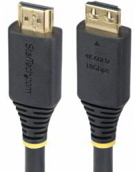 StarTech - 5 m-es nagy sebességű HDMI kábel fogós csatlakozókkal, 4K 60Hz/1440p 144Hz - HDMI2-CABLE-GRIP-5M (HDMI2-CABLE-GRIP-5M)