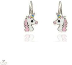 Újvilág Kollekció Ezüst Unikornis gyerek fülbevaló - 02203-53