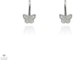 Újvilág Kollekció Ezüst pillangó gyerek fülbevaló - 02203-58