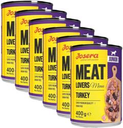 Josera Meat Lovers Junior Menu turkey 6x400 g