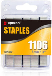  Apexon lapos tűzőgépkapocs 6mm 1000db