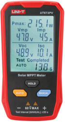 UNI-T UT673PV napelemes MPPT mérő