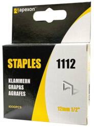  Apexon lapos tűzőgépkapocs 12mm 1000db