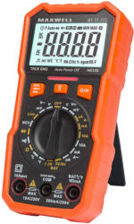 Maxwell MX-25223 digitális multiméter - elem teszter, hőmérsékletmérés, munkalámpa