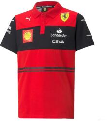 PUMA Ferrari Gyerek Galléros Póló, Piros, 2022 - 116