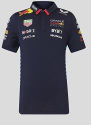  Red Bull galléros póló, Castore, csapat, gyerek, kék, 2024 - 146