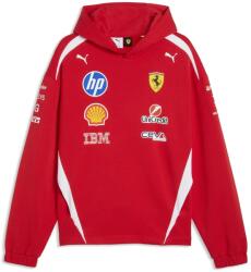  Ferrari kapucnis pulóver, csapat, pilóták autentikus, piros, 2026 - M