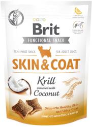 Brit Care Dog Functional Snack Skin&Coat Krill 150g gustare caini cu krill pentru blana