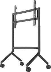 North Bayou P100 65-90" univerzális gurulós TV állvány, grafitszürke (P100)