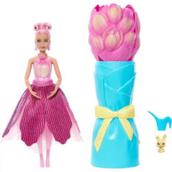Mattel Barbie Petal Pop virágvarázs illatos baba - Tulipán (JMF57) - morzsajatekbolt
