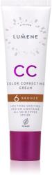 Lumene CC Color Correcting Cream CC krém az egyenletes bőrszínért SPF 20 árnyalat 6 Bronze (Neutral) 30 ml