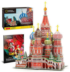 CubicFun DS0999 - National Geographic, City Travel St. Basil's Cathedral - 224 db-os 3D puzzle (3D-DS0999)