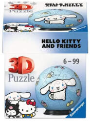 Ravensburger 55 db-os 3D puzzle - Hello Kitty és Barátai Balls - Cinnamoroll (11629) (11629)
