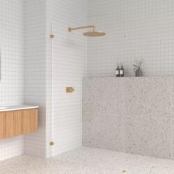AREZZO design design CLEAR walk-in zuhanyfal, átlátszó 1200x2000 matt fekete (AR-AS1120200+AR-ASPRMB)