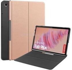 Gigapack Lenovo Tab Plus GIGAPACK Tok álló, bőr hatású FLIP, oldalra nyíló, ROZÉARANY (GP-181790) (GP-181790)