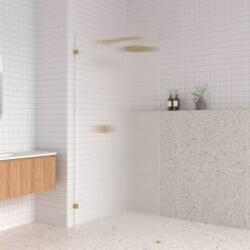 AREZZO design design CLEAR walk-in zuhanyfal, bordázott 1000x2000 Matt fekete (AR-AS2100200+AR-ASPRMB)