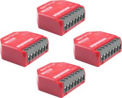 Shelly pachet de 4 x shelly 1pm gen4 , releu inteligent wifi, matter, zigbee, bluetooth cu masurare consum (3800238070731)