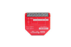 Shelly releu inteligent shelly 1pm gen4, 1 canal, 16a, monitorizare consum, multiprotocol (wifi, bluetooth, matter, zigbee) , integrare (3800238070717)