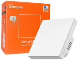 SONOFF intrerupator inteligent sonoff zbm5-1c-86w, 1 canal, 10a, zigbee, alb (6920075743067)