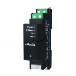 Shelly modul pentru controlul rulourilor jaluzelelor shelly qubino wave pro shutter, z-wave (3800235269329)
