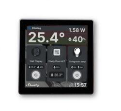 Shelly intrerupator smart cu touchscreen shelly wall display, wi-fi, negru bluethooth (3800235262597)