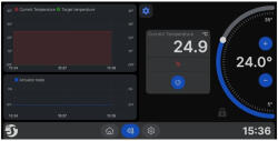 Shelly display smart cu intrerupator integrat shelly wall display x 2 negru, ecran 6.95 , integrare nativa home assistant - shelly (3800238072315)