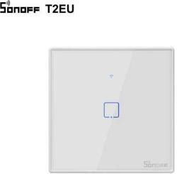  Sonoff T2eu1c-tx - întrerupător Touch Simplu Cu Control Wifi Si Rf (t2eu1c-tx)