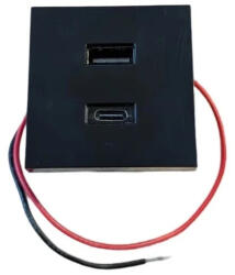 Shelly adaptor usb pentru suportul shelly wall display negru (3800235269664)