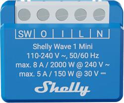 Shelly wave 1 mini lr , releu inteligent z-wave long range pentru control automatizat (3800238071929)